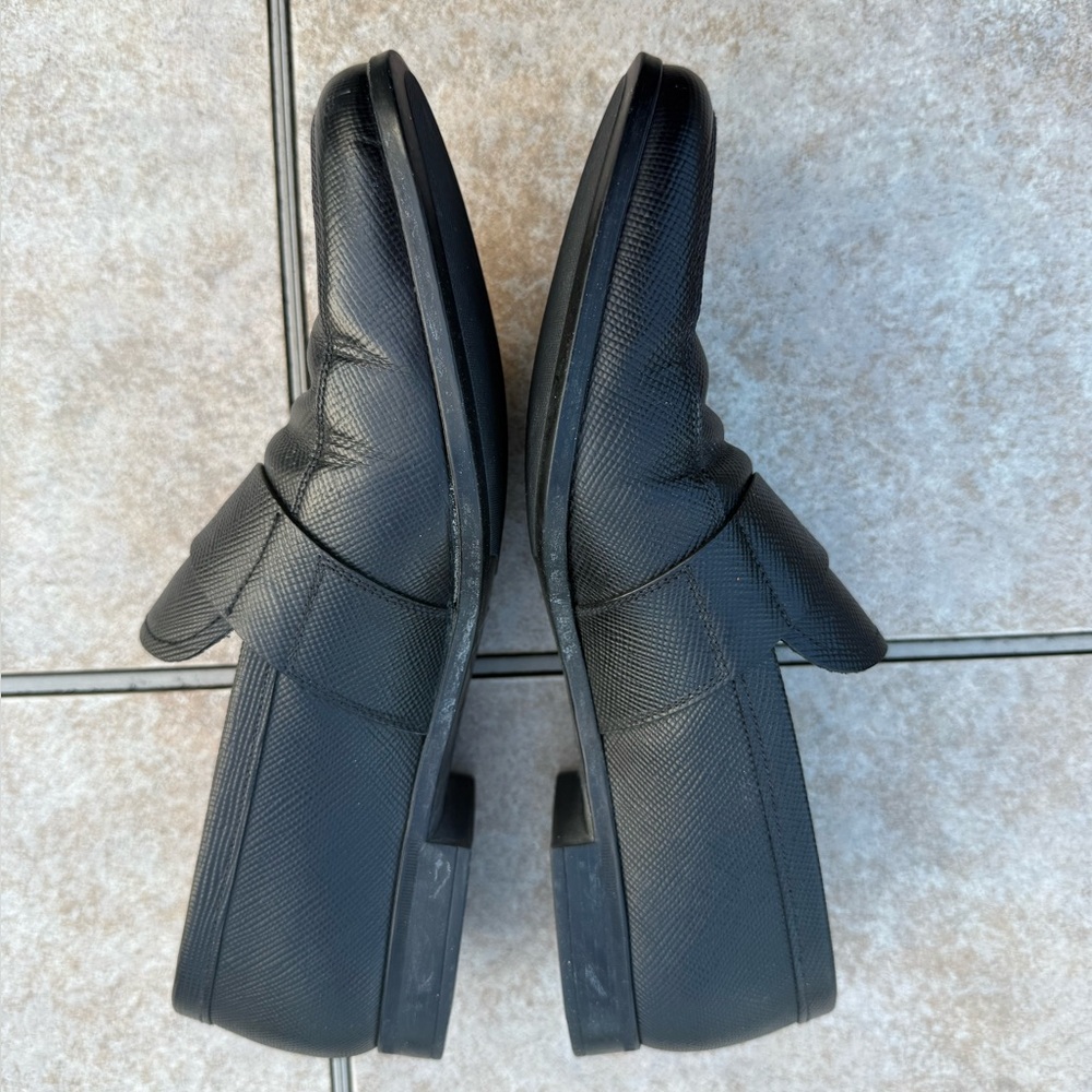 Prada Saffiano leather penny loafers - Picture 11 of 14